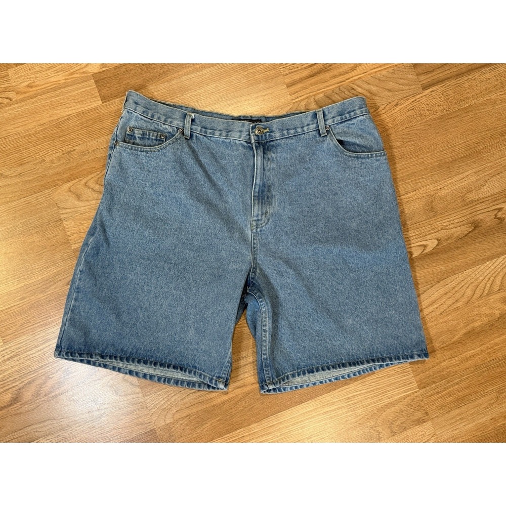 Route 66 Baggy Mens 42 Blue Jean Shorts Jorts Vintage Y2k Skater Retro 2000s